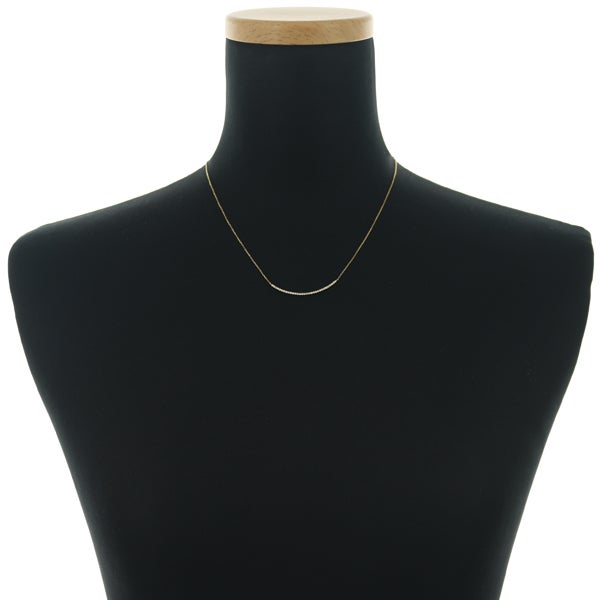 4℃ ネックレス  ダイヤ   K18YG 