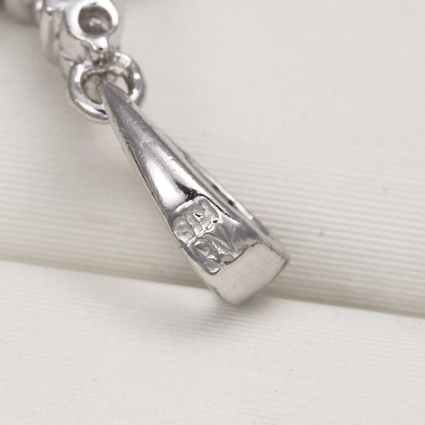 ポンテヴェキオ ペンダントトップ  ダイヤ 0.20ct  クロス K18WG 