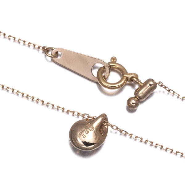 カシケイ ネックレス  ダイヤ 0.10ct メランジェ プチ K18PG 