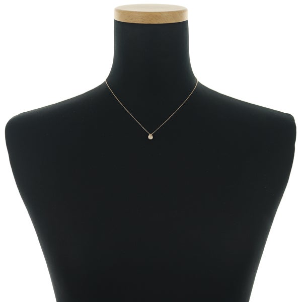 カシケイ ネックレス  ダイヤ 0.10ct メランジェ プチ K18PG 