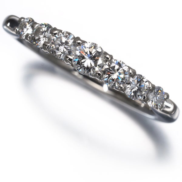 モニッケンダム リング  ダイヤ 0.53ct  7P 11.5号 Pt900 