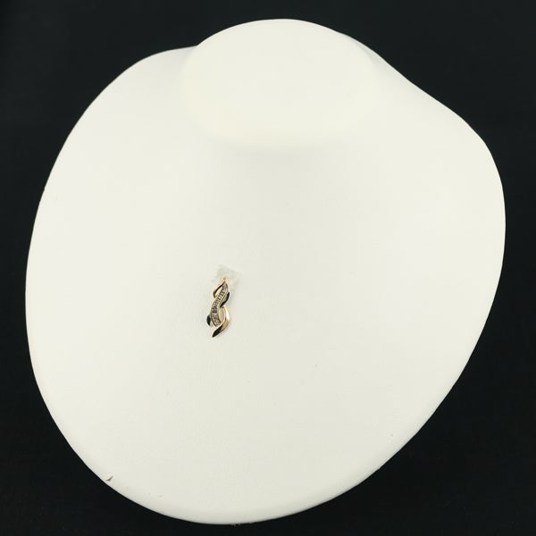  ダイヤ 0.15ct スリーカラー テーパーカット  ペンダントトップ K18YG/WG/PG 