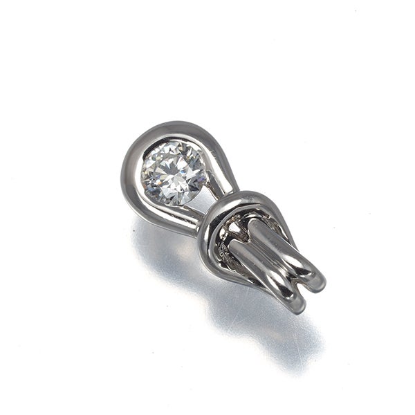 フォーエバーマーク ペンダントトップ  ダイヤ 0.31ct エンコルディア 一粒 Pt900 