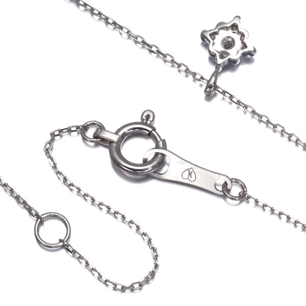 ヴァンドーム ネックレス  ダイヤ 0.05ct   Pt900/Pt850 