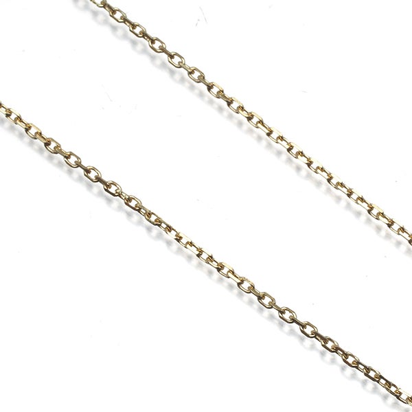 ミキモト チェーンネックレス   カットアズキ 40cm K14YG 