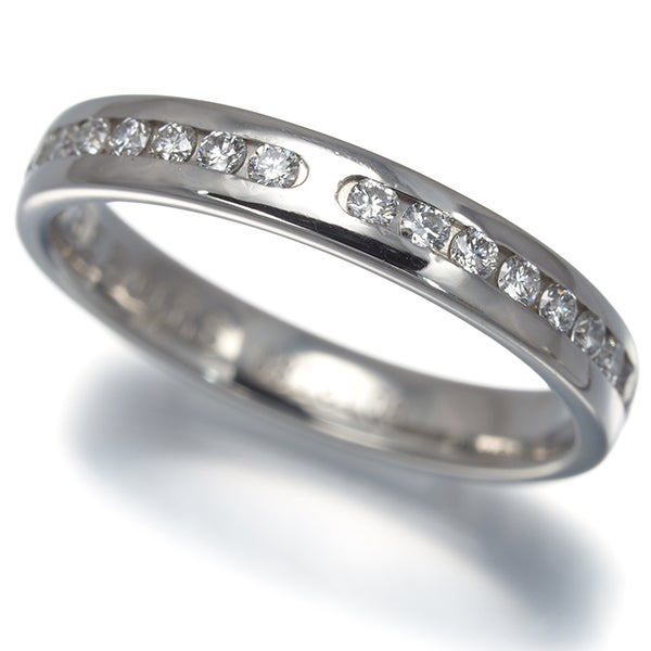 エルメス リング  ダイヤ 0.47ct アンプラント フルエタニティ 47号 Pt950 