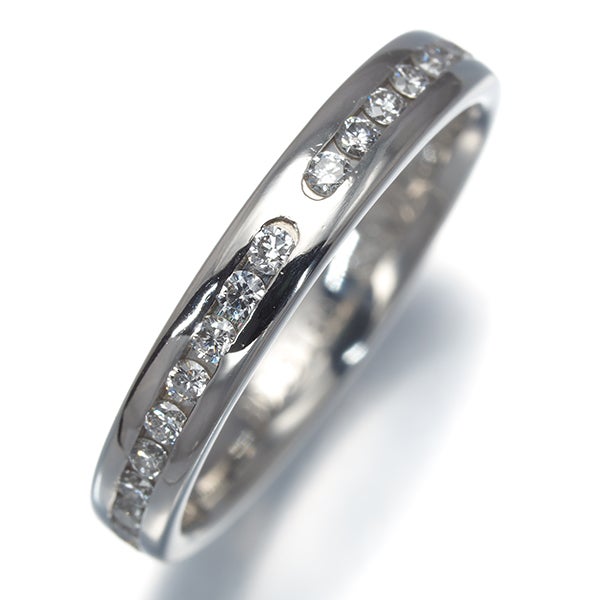エルメス リング  ダイヤ 0.47ct アンプラント フルエタニティ 47号 Pt950 