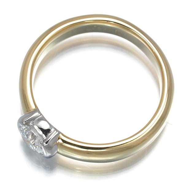 ティファニー リング  ダイヤ 0.40ct ドッツ ソリティア 10号 K18YG/Pt950 