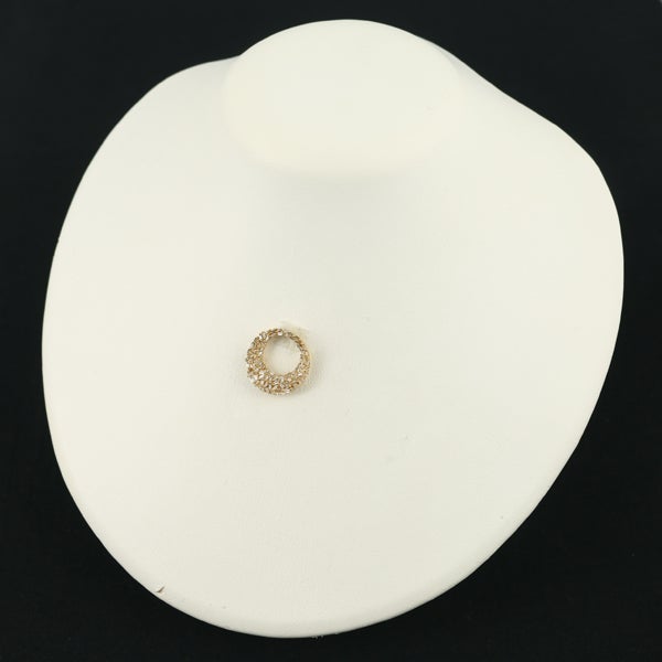  ダイヤ 0.55ct テーパーカット  ペンダントトップ K18YG 