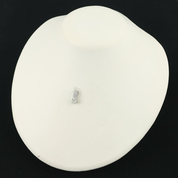  ダイヤ 0.50ct プリンセスカット マーキスカット 3種カット  ペンダントトップ K18WG 