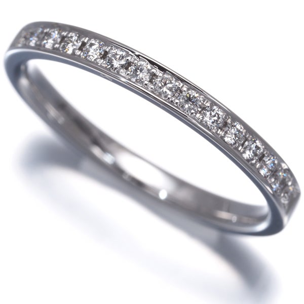 タサキ リング  ダイヤ 0.13ct スペランザ ハーフエタニティ 11号 Pt950 