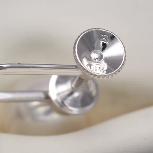 ミキモト イヤリング  アコヤ真珠 8.3mm  一粒 K18WG 