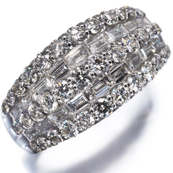  ダイヤ 1.50ct 2種カット  リング Pt900 