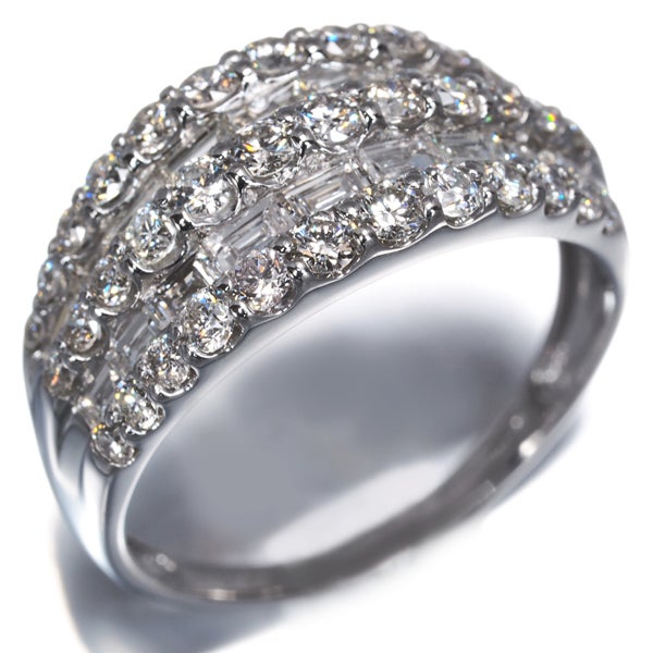  ダイヤ 1.50ct 2種カット  リング Pt900 