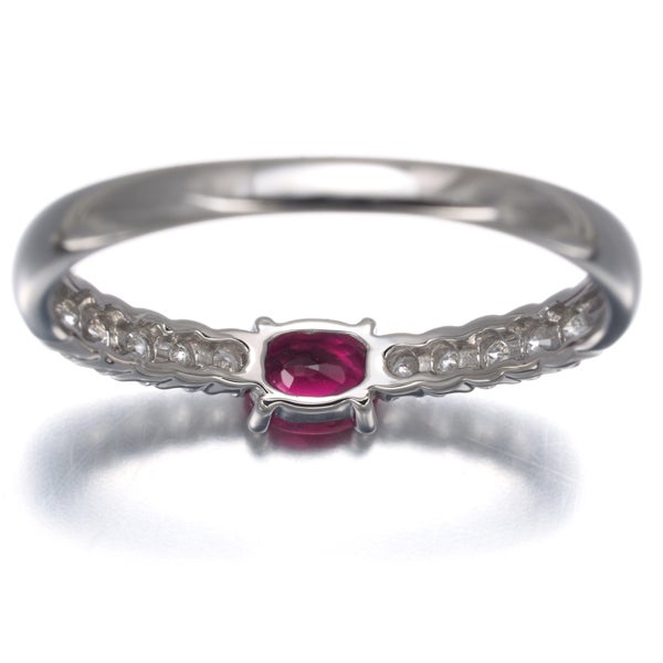  ルビー 0.20ct  ダイヤ   リング Pt900 ソーティング