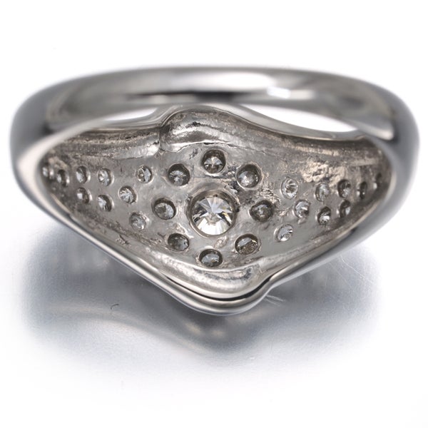  ダイヤ 0.52ct パヴェ  リング Pt900 