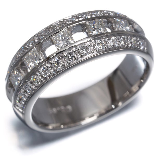  ダイヤ 0.69ct 2種カット  リング Pt950 