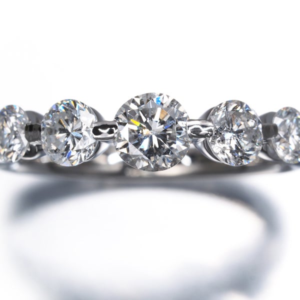  ダイヤ 1.04ct 5P  リング Pt900 