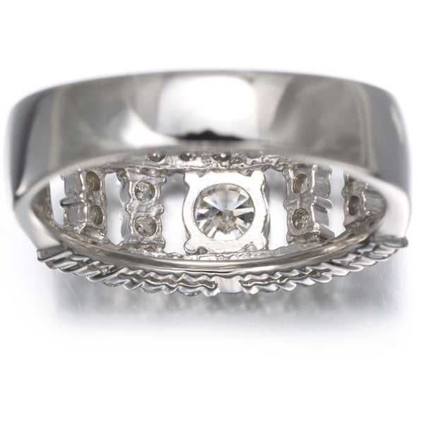  ダイヤ 0.375ct/0.72ct 透かし  リング Pt900 