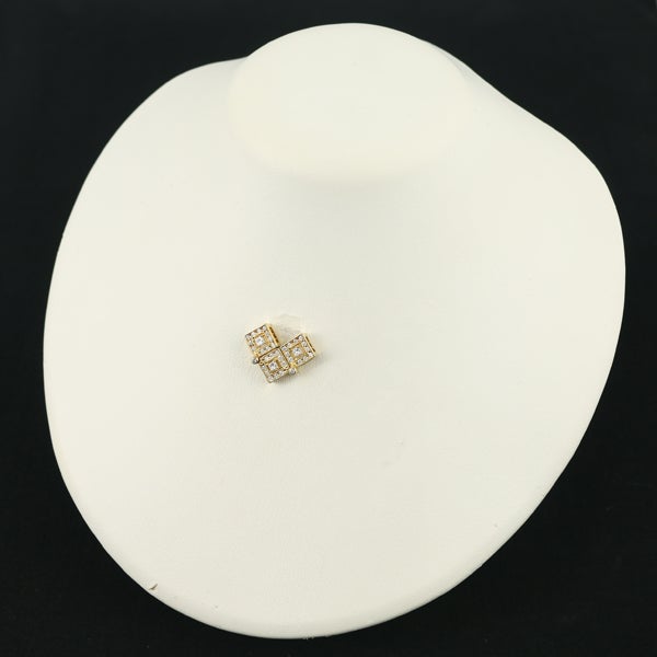 タサキ ペンダントトップ  ダイヤ 0.53ct  スクエア 2WAY K18YG 