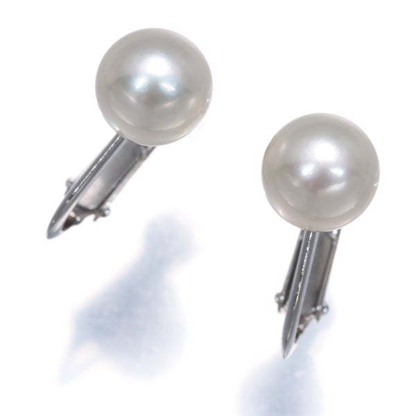  アコヤ真珠 7.0mm 一粒  イヤリング Pt900 