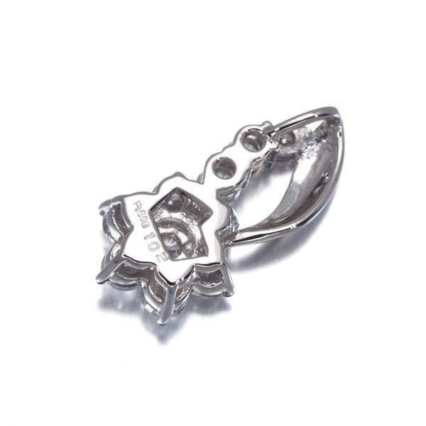  ダイヤ 1.02ct フラワー  ペンダントトップ Pt900 