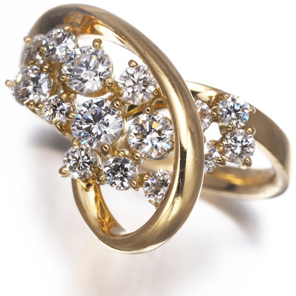  ダイヤ 0.85ct   リング K18YG 