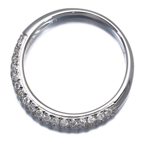 ヴァンドーム リング  ダイヤ 0.44ct  パヴェ 9号 K18WG 