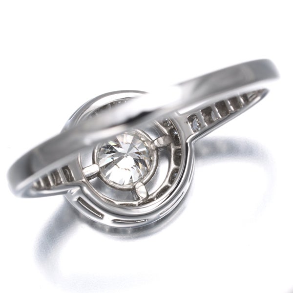 ベリテ リング  ダイヤ 0.317ct/0.26ct  サークル 11号 K18WG 