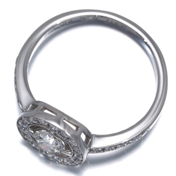 ベリテ リング  ダイヤ 0.317ct/0.26ct  サークル 11号 K18WG 