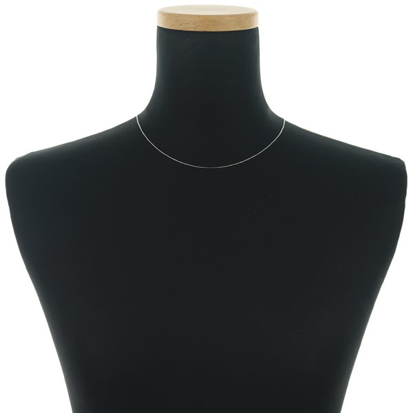 カットボール チェーンネックレス 45cm K18WG