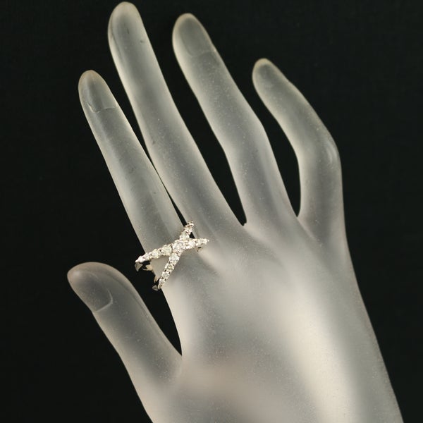 カシケイ リング ダイヤ 1.00ct ネイキッド 11.5号 K18BG 