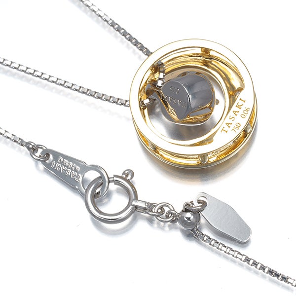 タサキ ネックレス  ダイヤ 0.15ct/0.06ct  3WAY K18YG/WG 