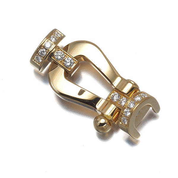 フレッド ブレスレット用バックル  ダイヤ フォース10 LM ハーフ K18YG 