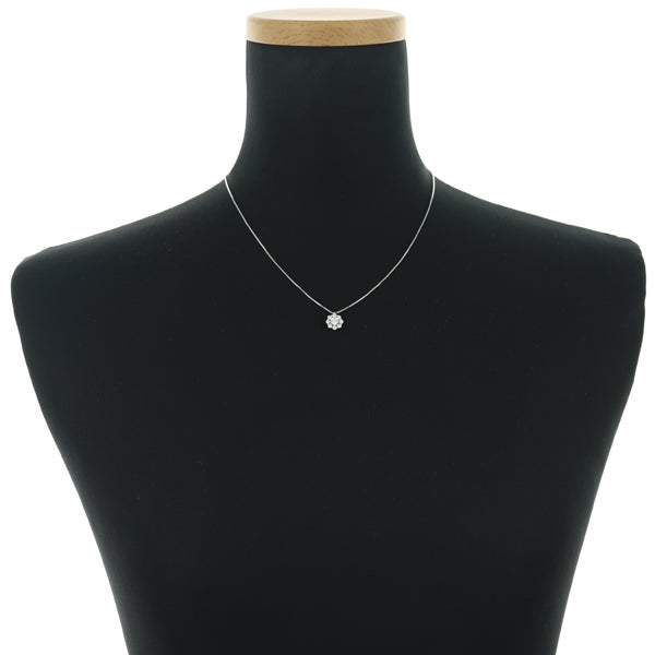 タサキ ネックレス  ダイヤ 0.25ct/0.27ct  フラワー K18WG 