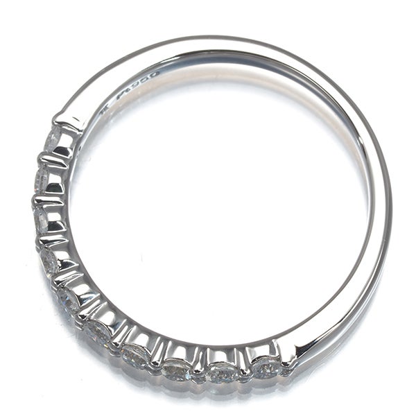 ヴァンドーム リング  ダイヤ 0.30ct  ハーフエタニティ 9号 Pt950 