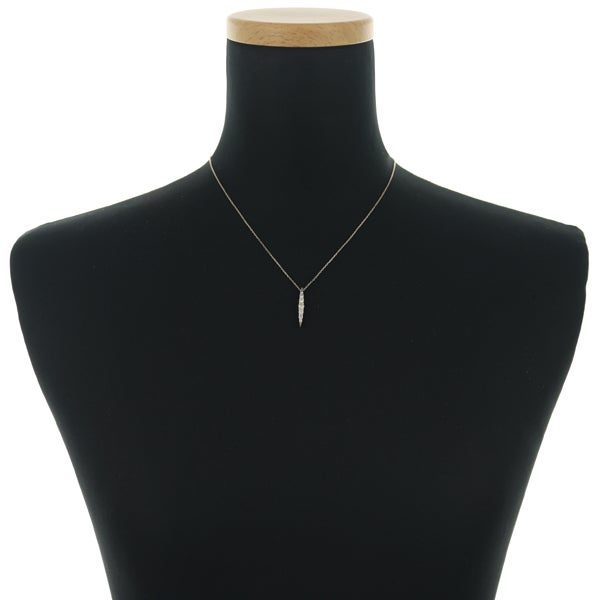 カシケイ ネックレス  ダイヤ 0.40ct ネイキッド  K18BG 