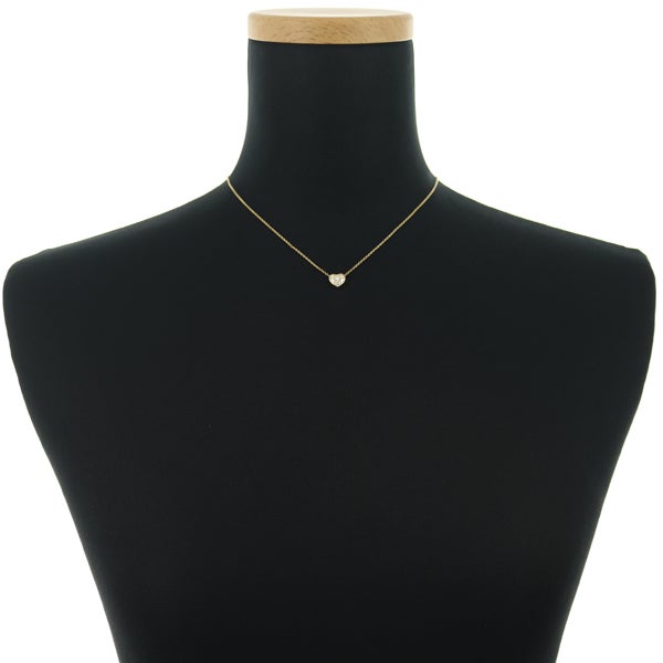 ティファニー ネックレス  ダイヤ  ハート パヴェ K18YG 