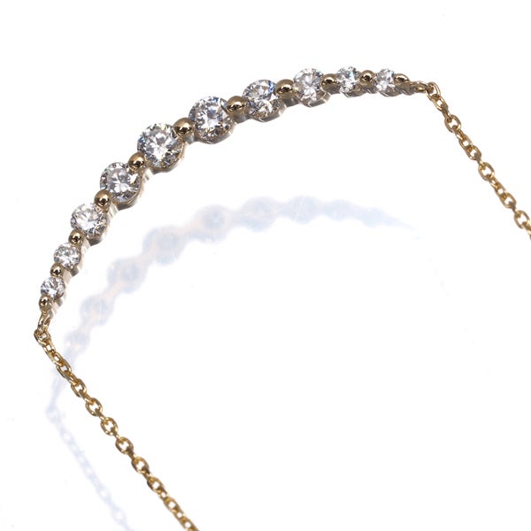 ヴァンドーム ネックレス  ダイヤ 0.45ct リュール  K18YG 
