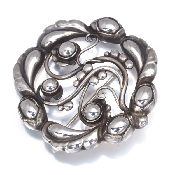 ジョージジェンセン ブローチ   ムーンライトブロッサム 159 シルバー925 