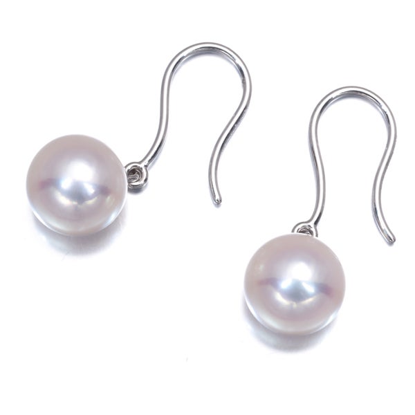 ミキモト ピアス  アコヤ真珠 8.4mm  フック 一粒 K18WG 