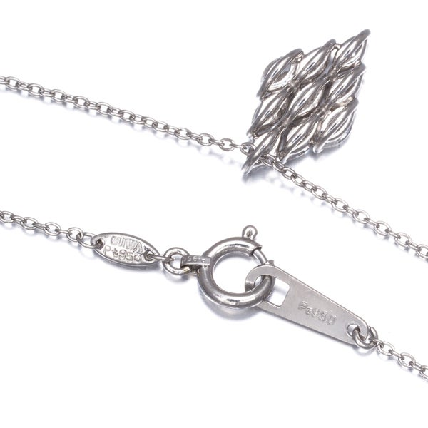 スワ ネックレス  ダイヤ 0.50ct マーキスカット  Pt950 