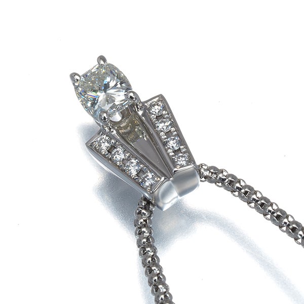 ポーラ ネックレス  ダイヤ 0.34ct   Pt900/Pt850 