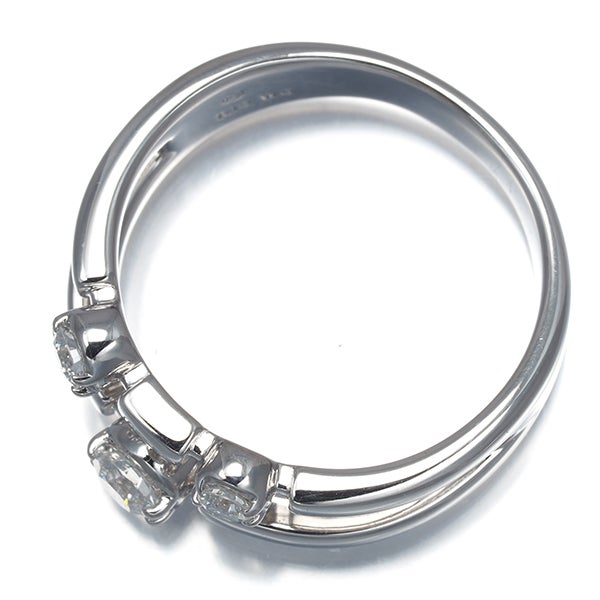 タサキ リング  ダイヤ 0.37ct  17.5号 K18WG 