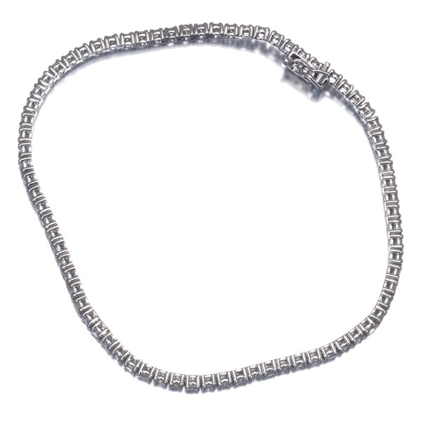  ダイヤ 2.00ct テニス  ブレスレット K18WG 