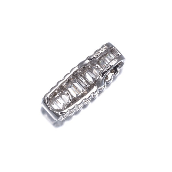 ダイヤ 0.50ct 2種カット  ペンダントトップ K18WG 