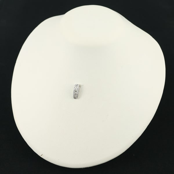  ダイヤ 0.50ct 2種カット  ペンダントトップ K18WG 