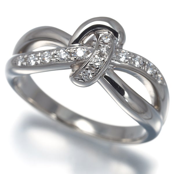 タサキ リング  ダイヤ 0.13ct  透かし 11.5号 Pt900 
