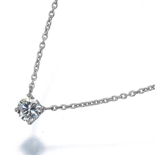 ヴァンドーム ネックレス  ダイヤ 0.27ct  一粒 Pt950/Pt850 