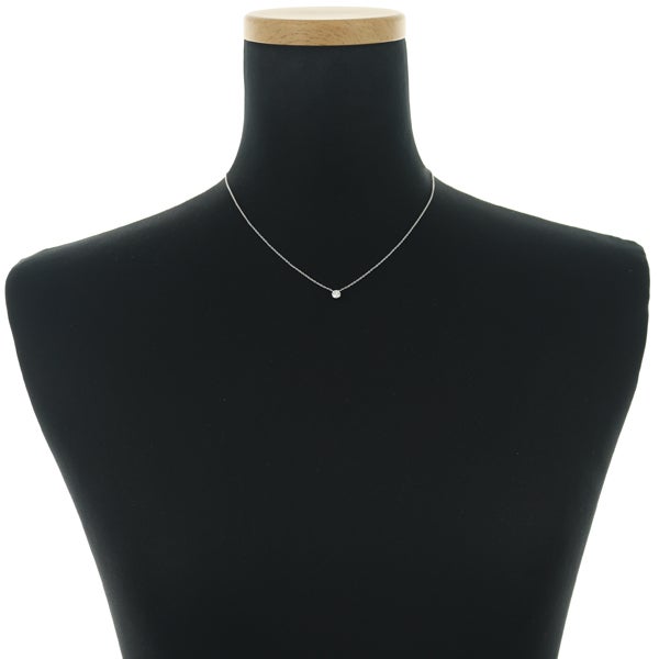 ヴァンドーム ネックレス  ダイヤ 0.27ct  一粒 Pt950/Pt850 